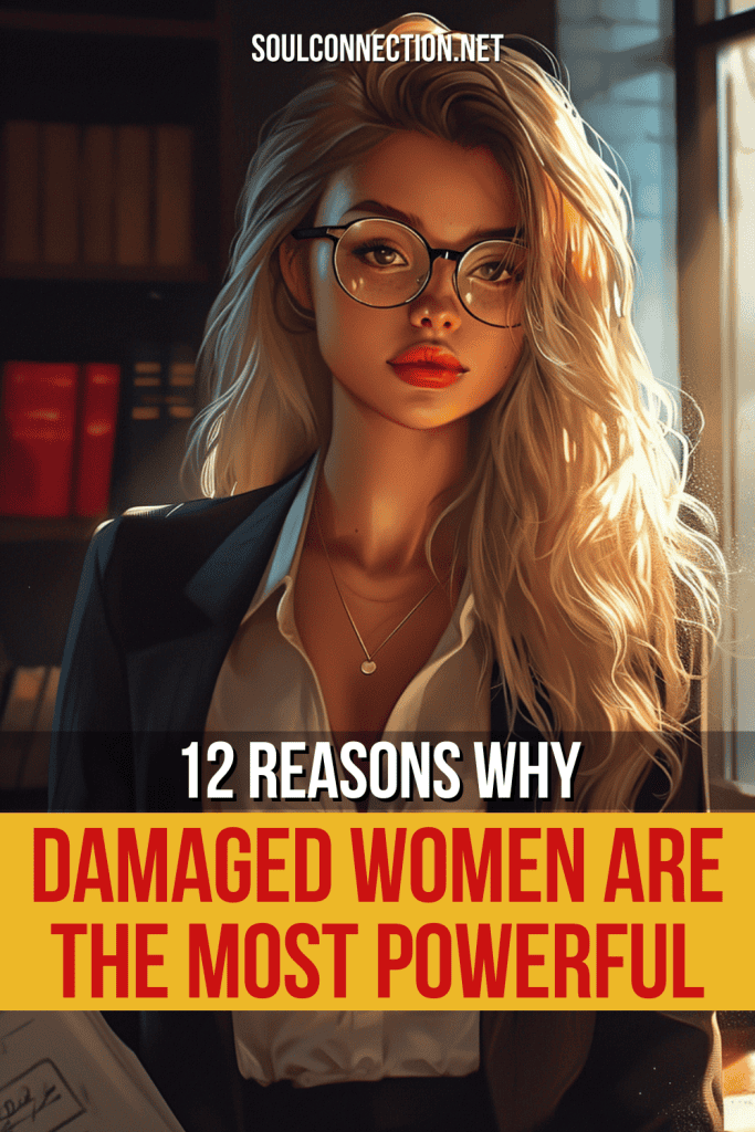 Confident woman in glasses, highlighted by warm sunlight, with a thought-provoking caption about resilience.