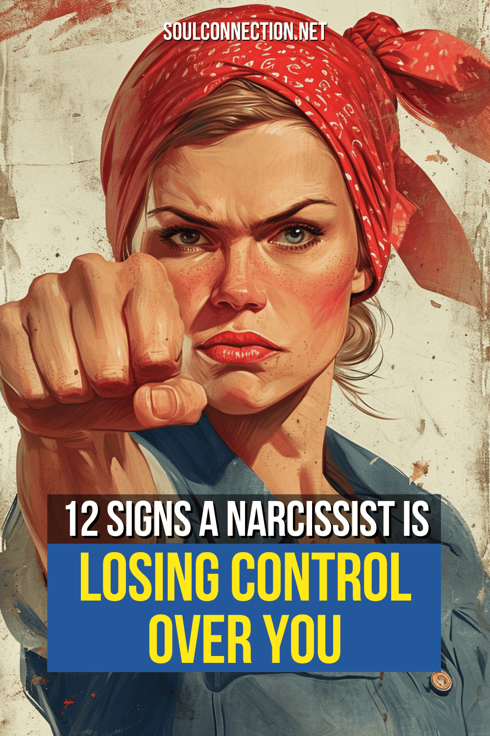 Empowered woman with clenched fist, highlighting signs a narcissist losing control.