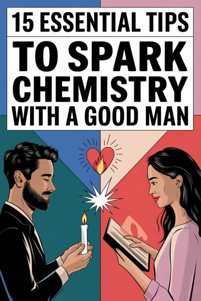 Simple tips to spark romantic chemistry with a good man and deepen emotional connection.