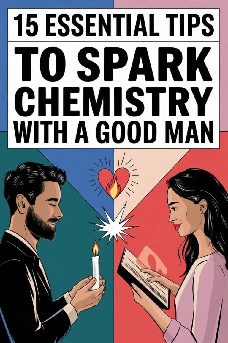 Simple tips to spark romantic chemistry with a good man and deepen emotional connection.