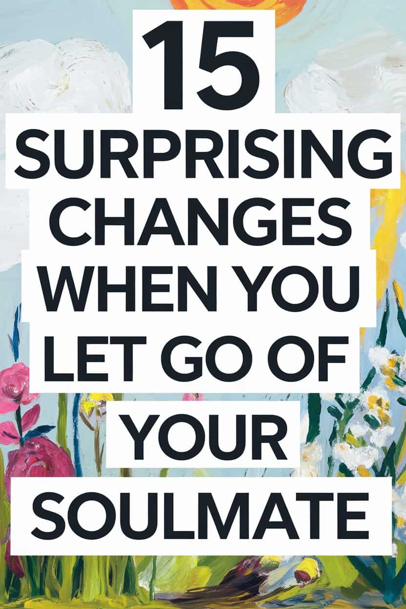 15 Surprising Positive Changes When You Let Go of Your Soulmate.