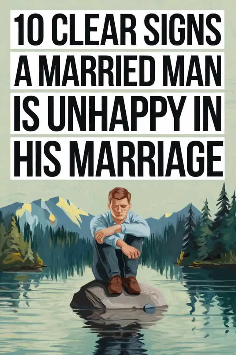 10 Clear Signs a Married Man is Unhappy in His marriage