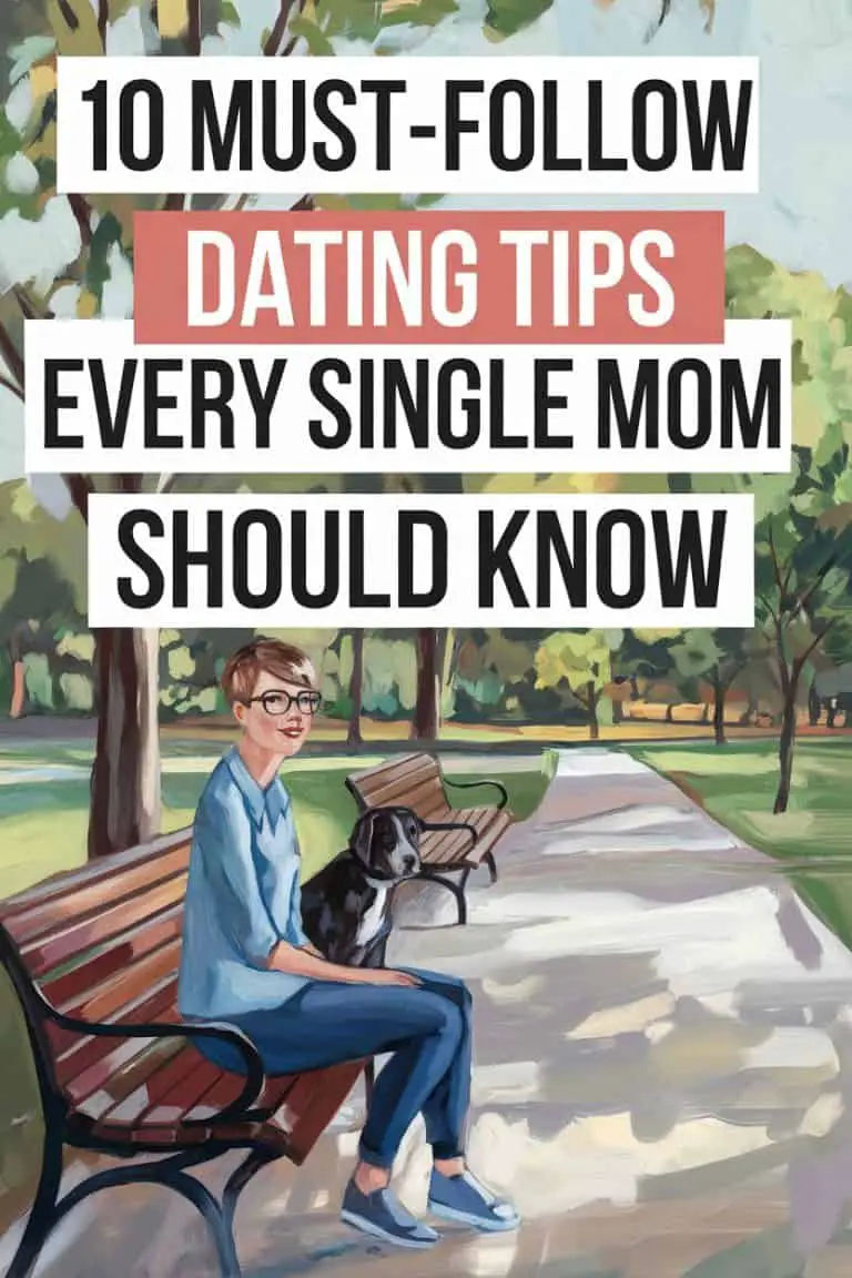 Single mom relaxing in park, seeking essential dating tips for single mothers and women.