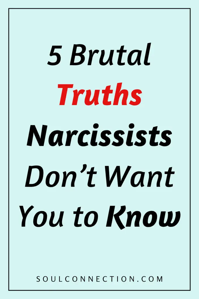 truths narcissists never want exposed