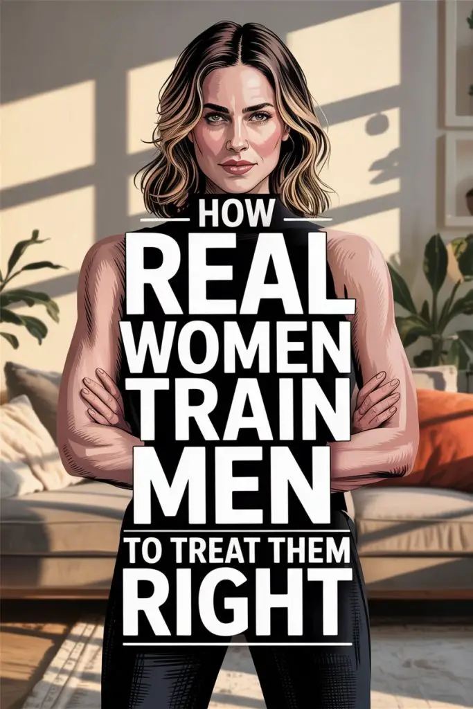 Empowered woman teaches men to treat women with respect and confidence.