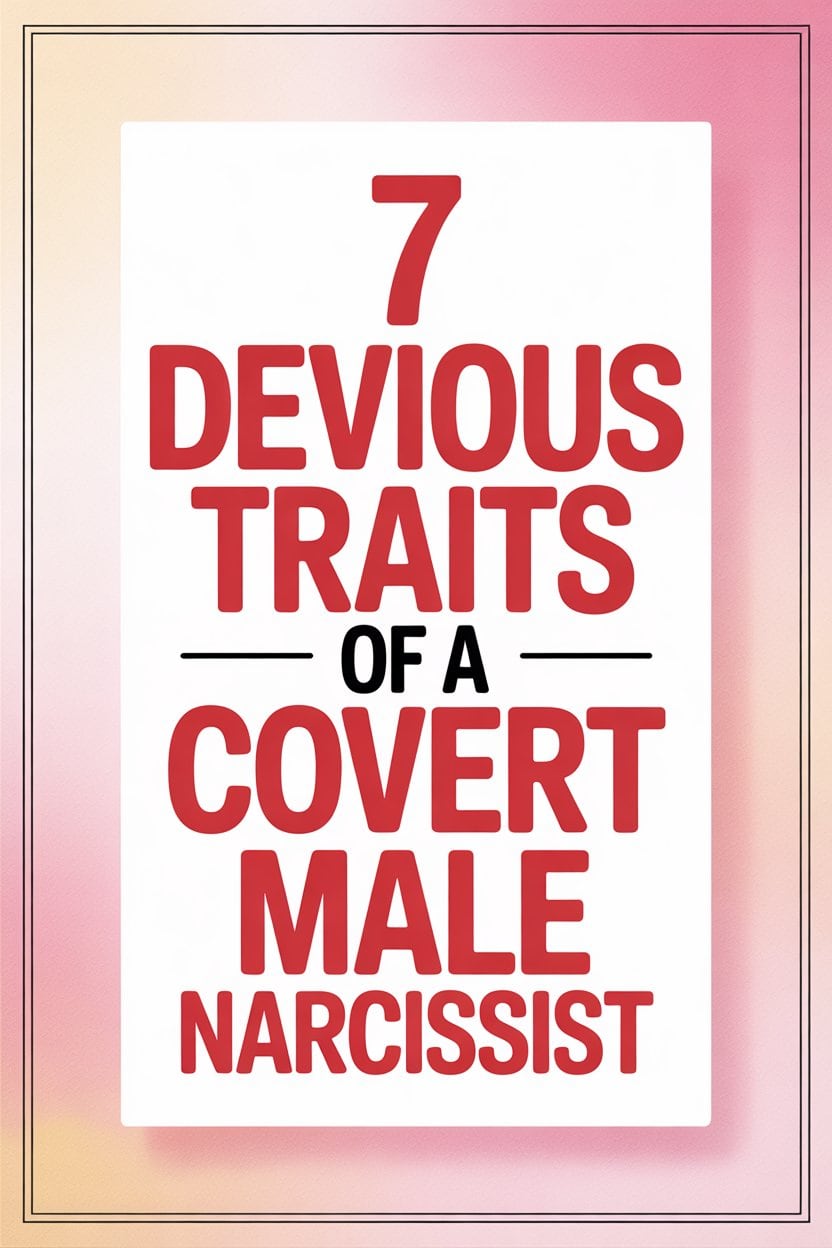 Seven Warning Traits of Covert Male Narcissists in Relationships