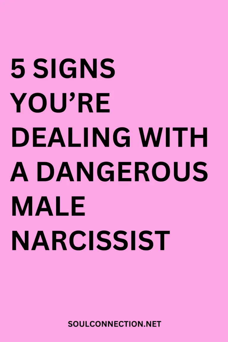 Discover 5 warning signs of a dangerous male narcissist.