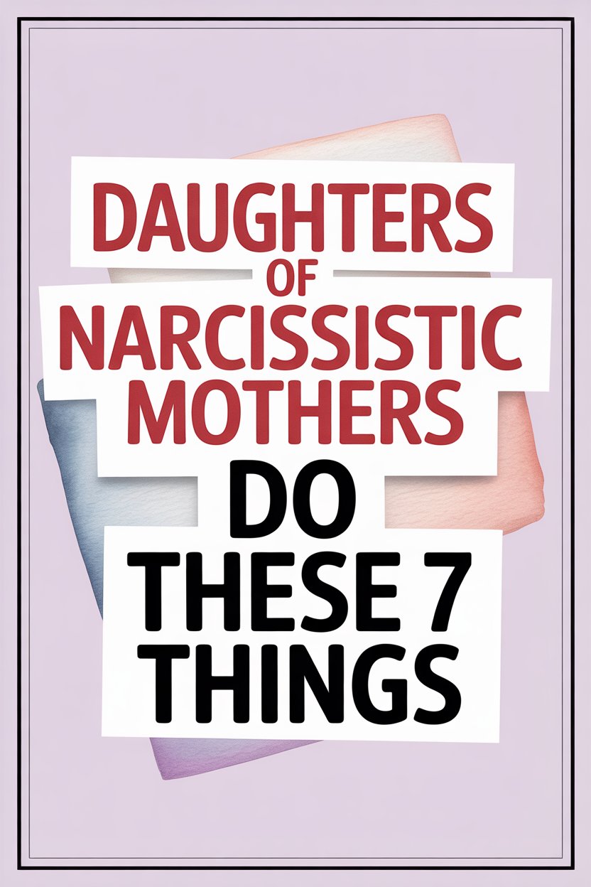 Daughters of Narcissistic Mothers reveal 7 common traits and behaviors.