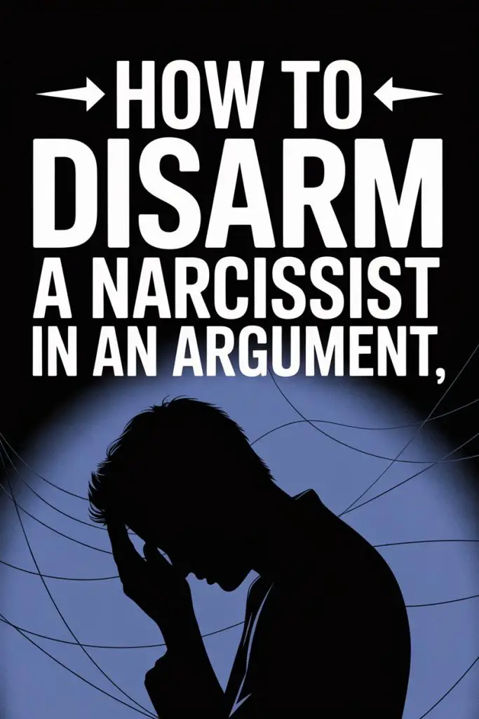 How to disarm a narcissist in an argument and manage emotional mental struggle.