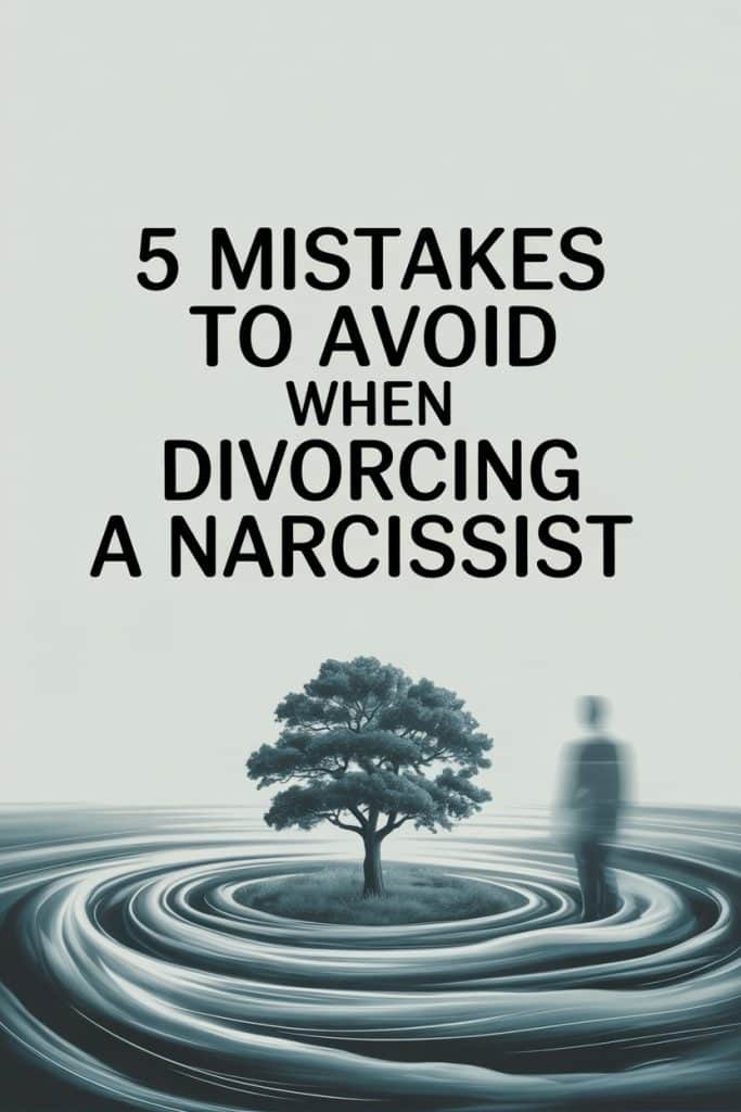 divorce mistakes with a narcissist 