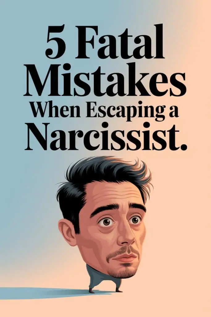 mistakes when escaping a narcissist 