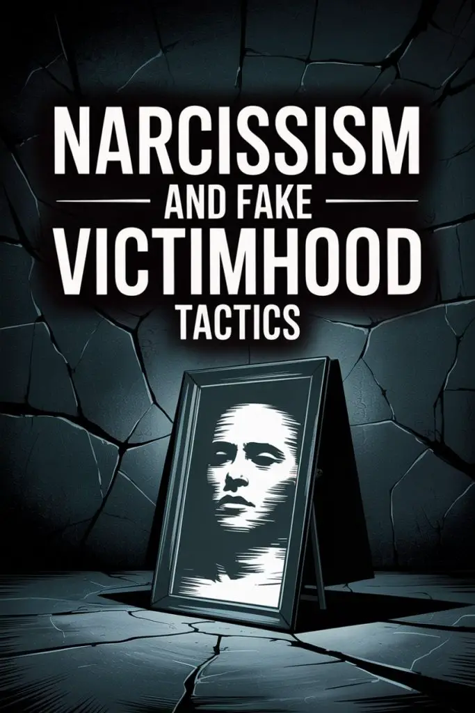 Exploring narcissism, victimhood tactics, and fractured identity in a dark, chaotic environment.