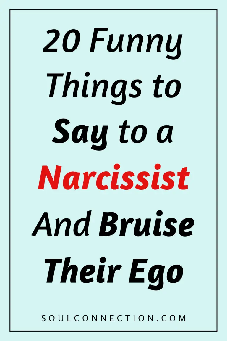 Funny ways to insult a narcissist and bruise their ego with witty remarks.