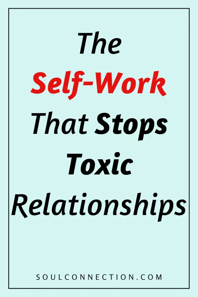 Motivational quote about self-work ending toxic relationships and promoting healthy connections.