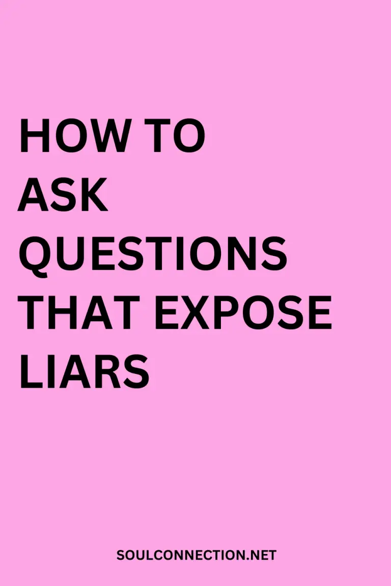 How to ask questions that expose liars and uncover the truth research at SoulConnection.net.