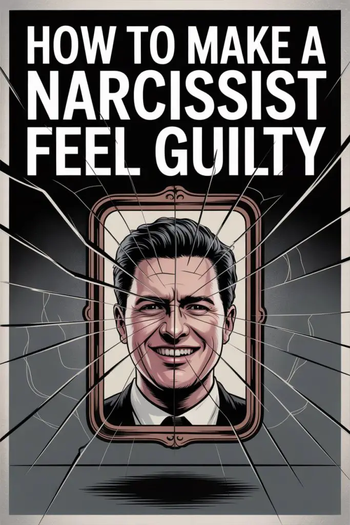 How to make a narcissist feel guilty using psychological manipulation and confrontation techniques.