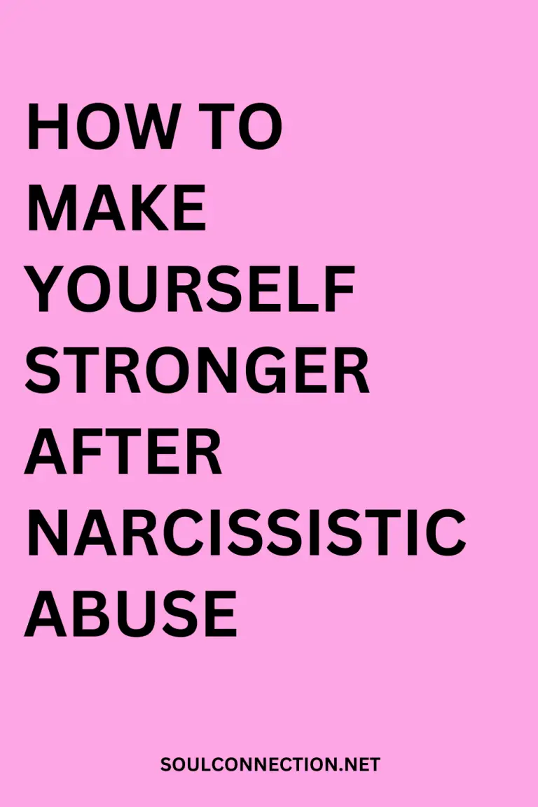 Guide to healing from narcissistic abuse at soulconnection.net.