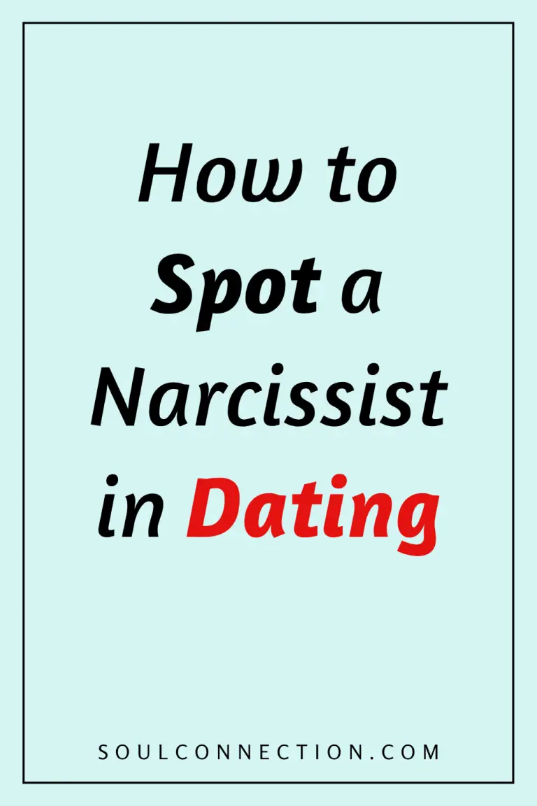 Guide to Spotting a Narcissist in Dating from SoulConnection.com.