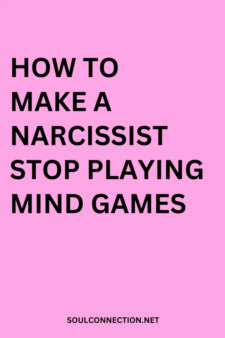 How to stop a narcissists mind games for healthy relationships.