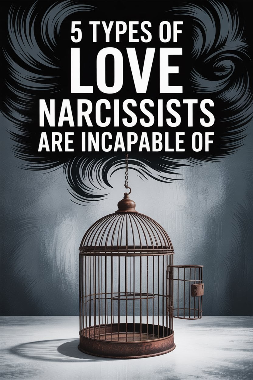 Types of love narcissists are unable to give or experience.