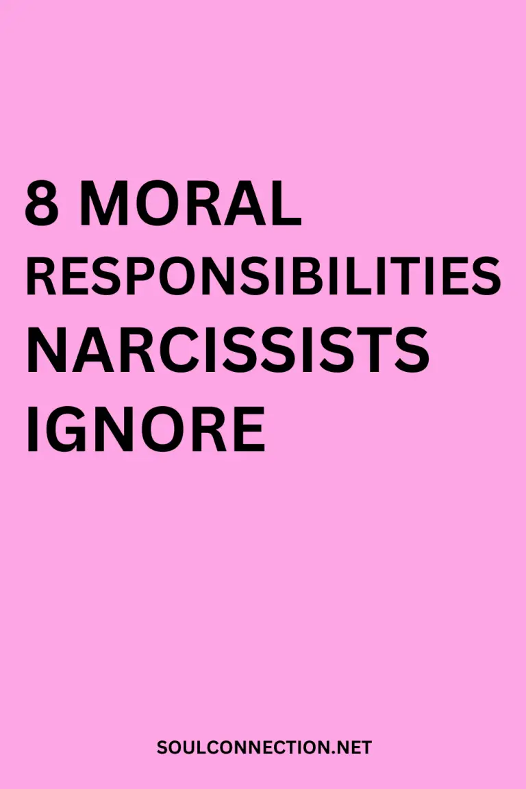 Eight moral responsibilities narcissists often neglect about interpersonal ethics.