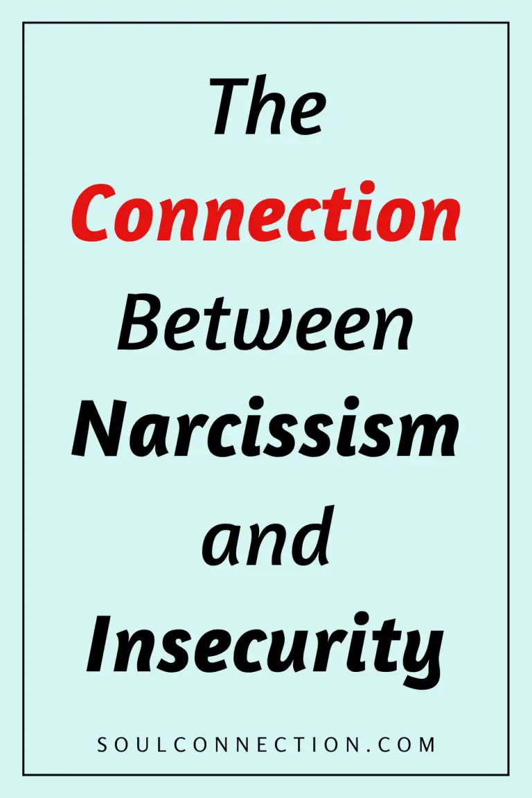 Motivational quote about healthy connection, narcissism, and insecurity in relationships from SoulConnection.com.