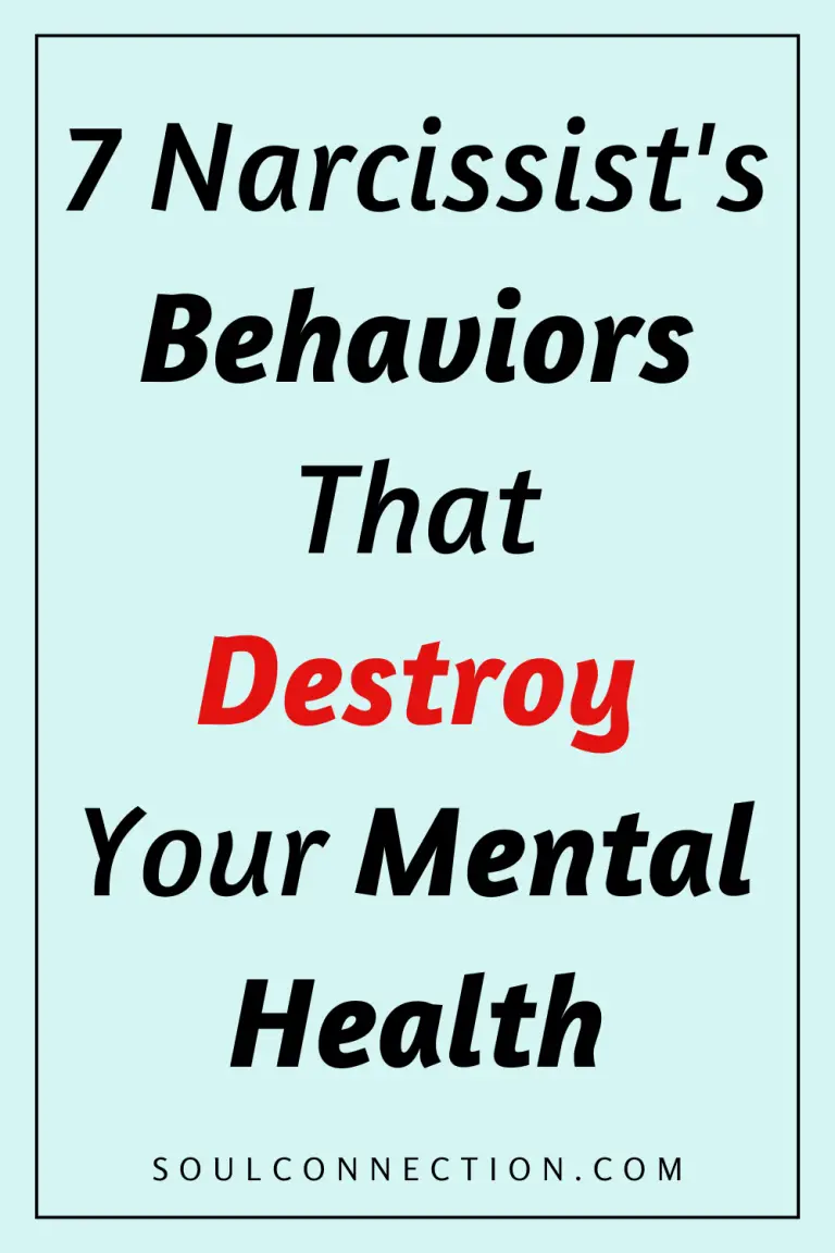 Narcissist Behaviors That Damage Your Mental Health and Well-Being.