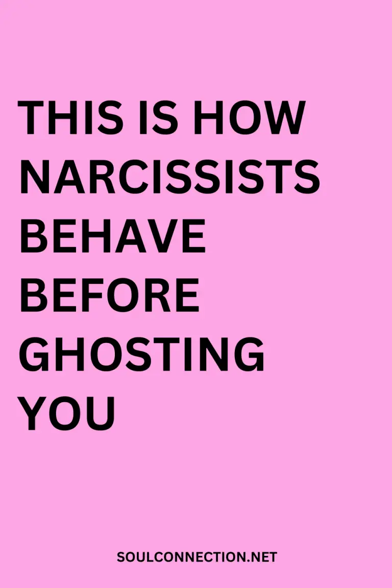 Signs narcissists exhibit before ghosting you.