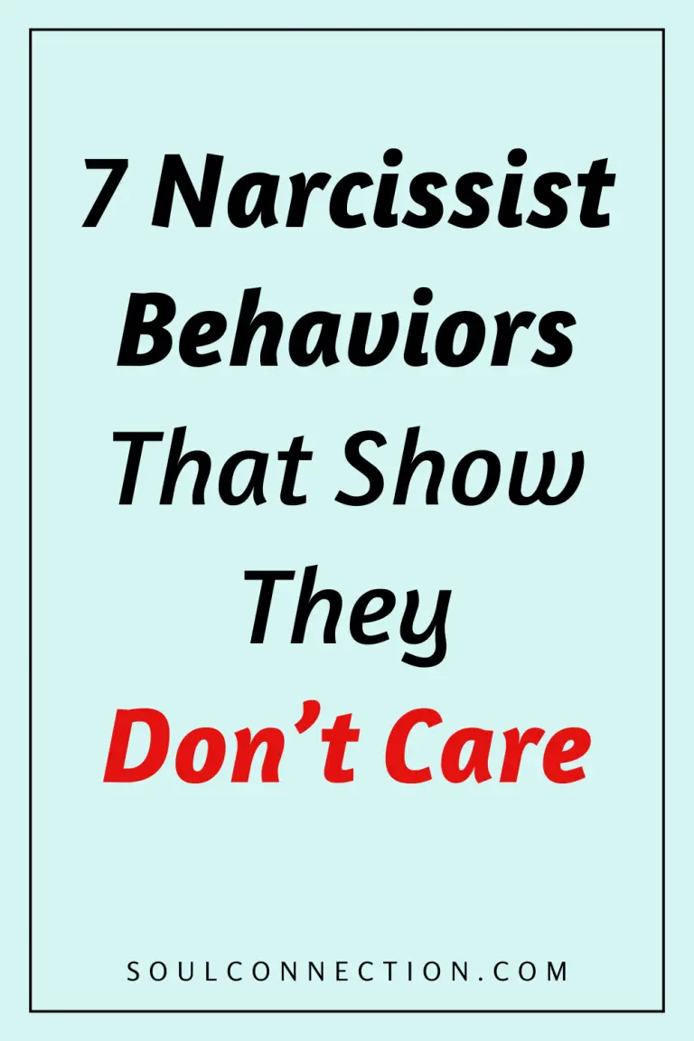 Warning signs of narcissists refusing to show care, with insights from SoulConnection.com.