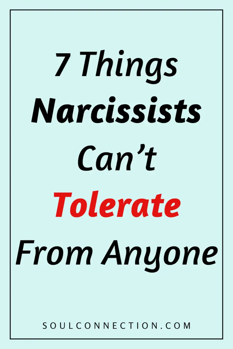 Seven Things Narcissists Cannot Tolerate From Anyone.