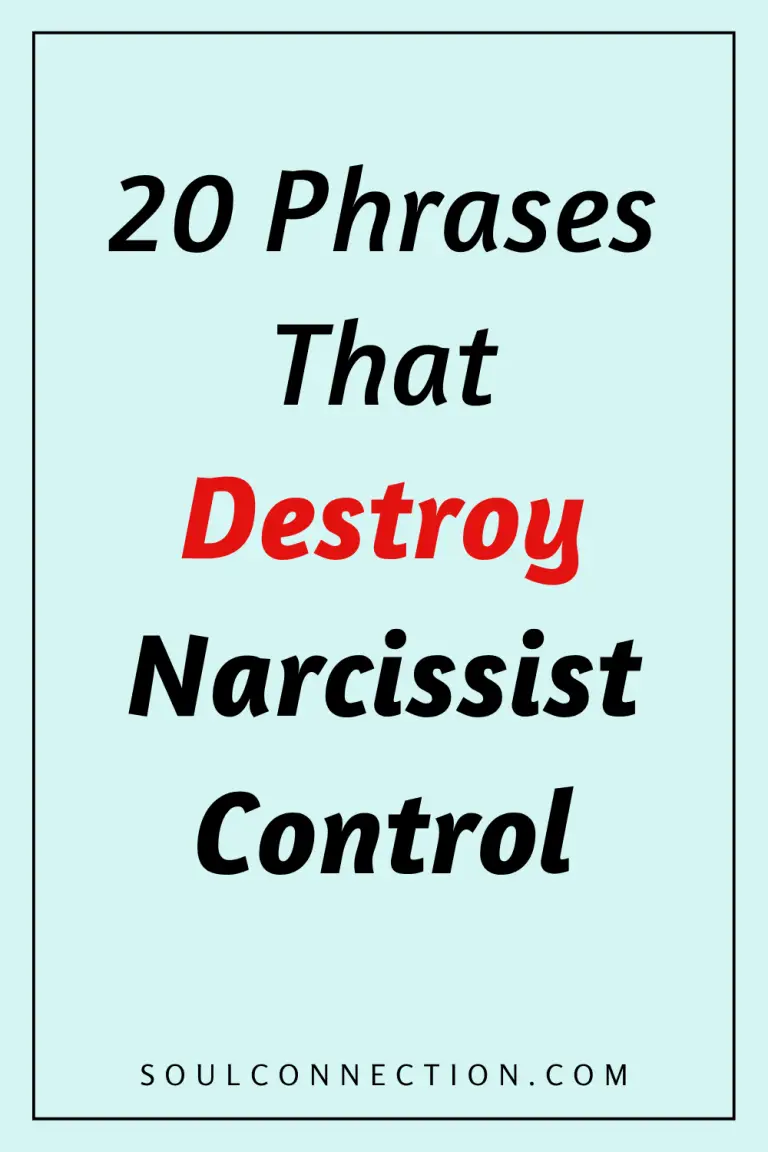 20 Powerful Phrases to Break Narcissist Control and Manipulation.