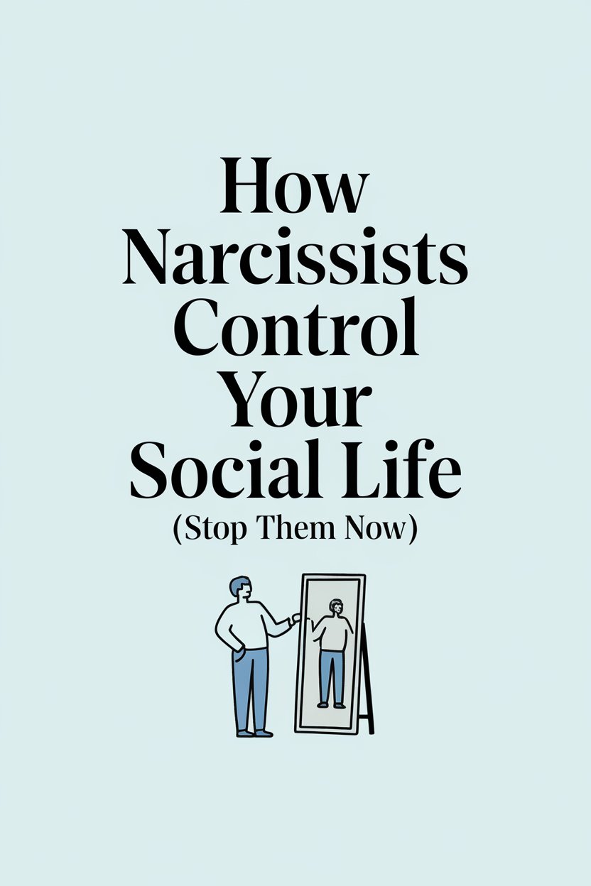 Self-awareness helps prevent narcissistic control over your social life.