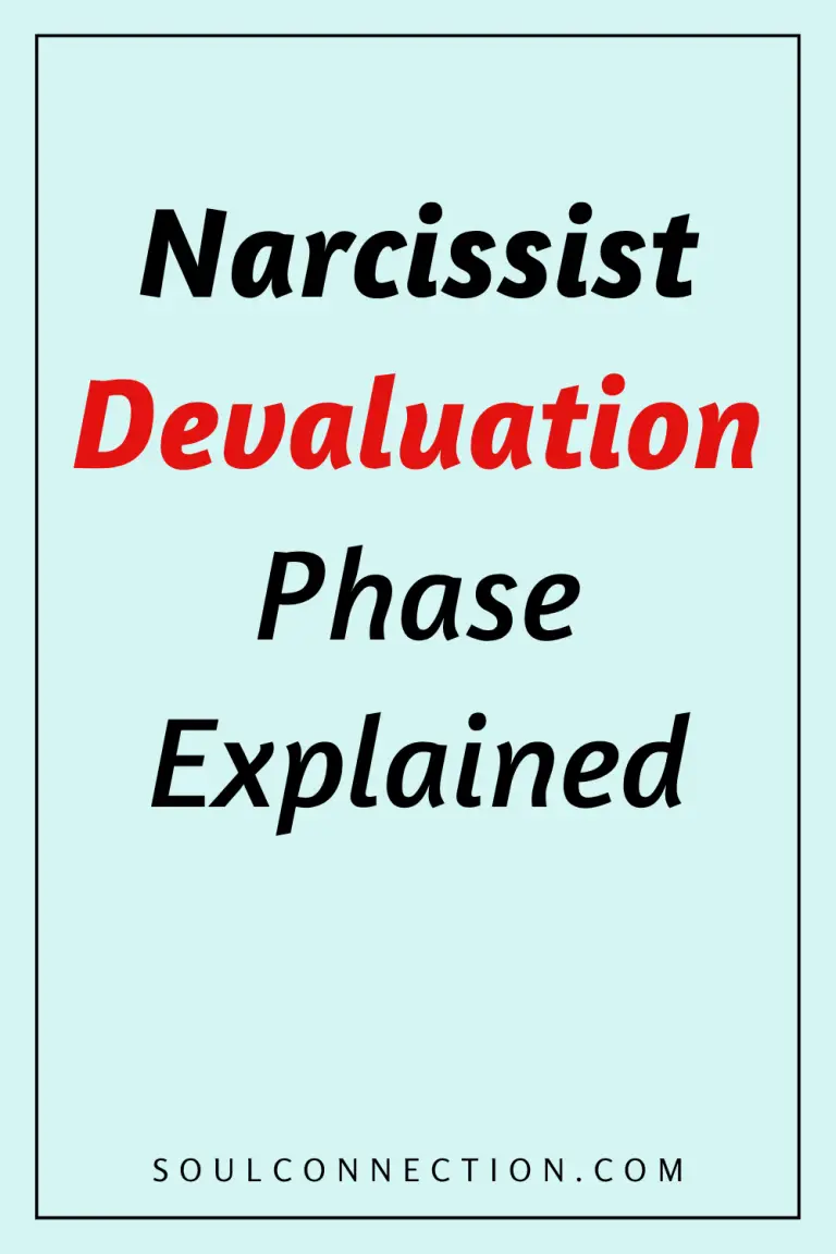 Understanding the Narcissist Devaluation Phase in Relationships Explained by SoulConnection.com.