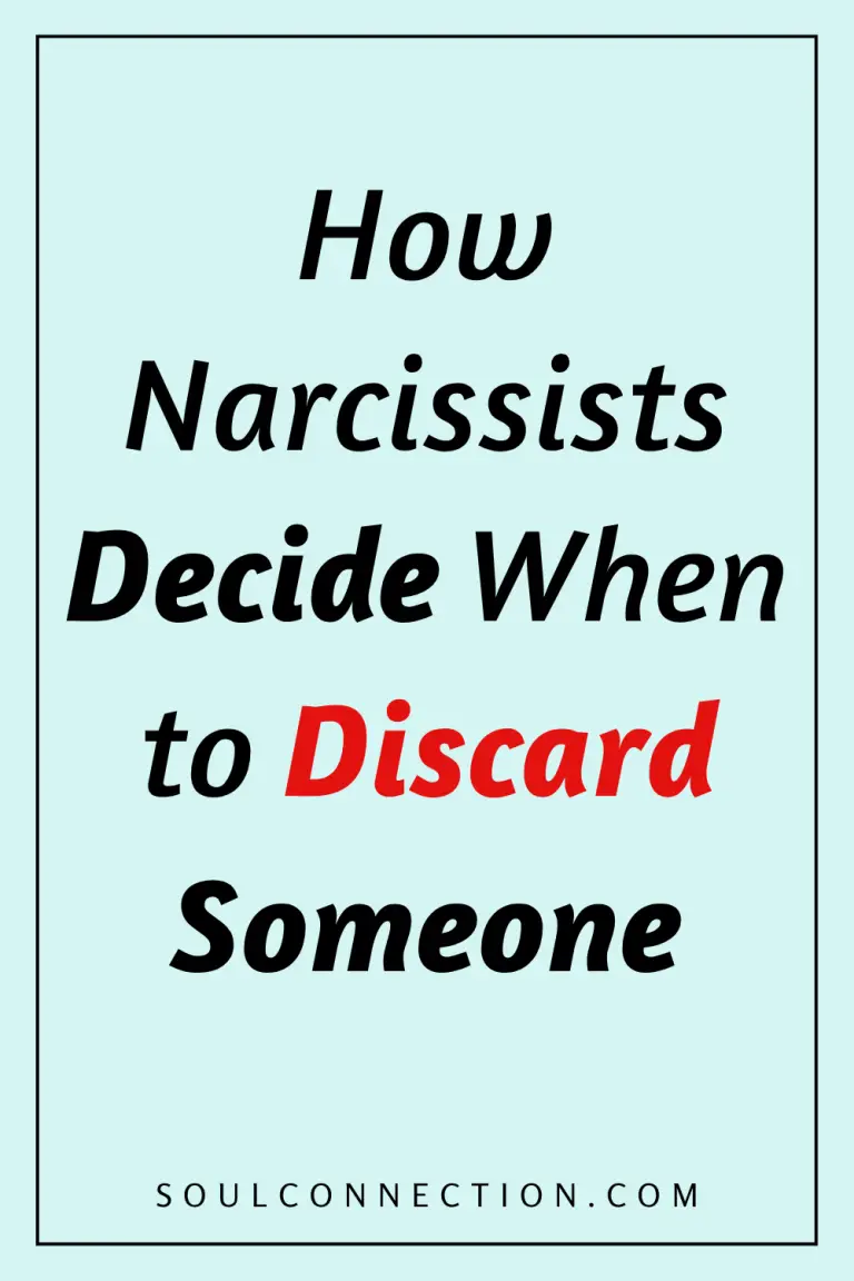 How Narcissists Decide When to Discard Someone in Relationships.