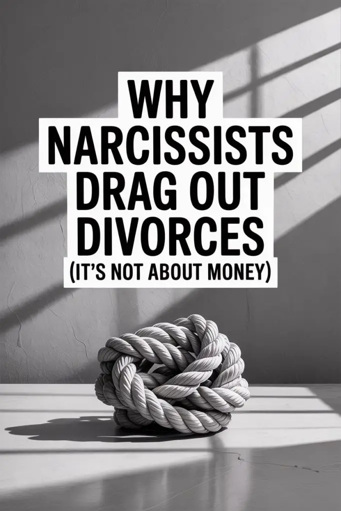 Why Narcissists Prolong Divorce Battles and Emotional Entanglement.