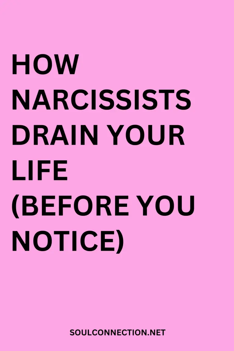 Warning: Narcissists Drain Your Energy Before You Notice. Explore Self-Awareness at SoulConnection.net.