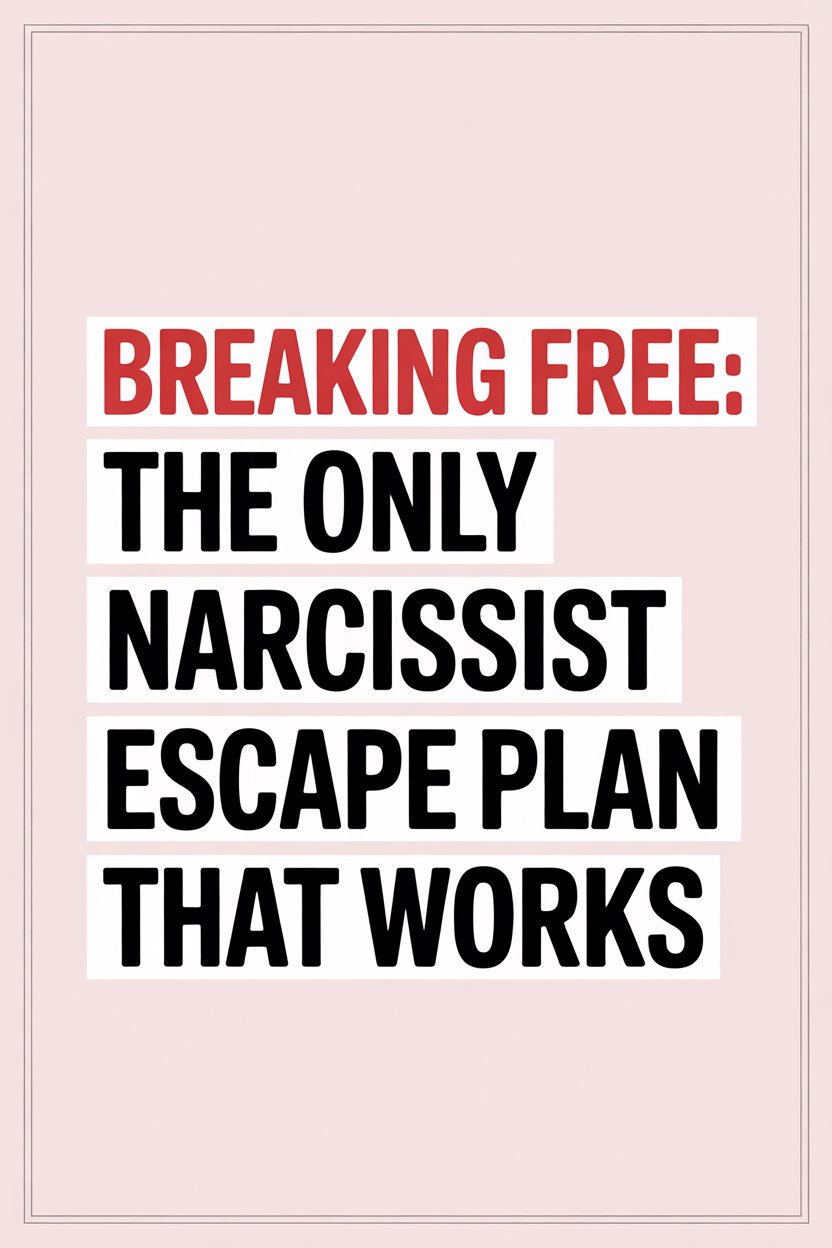 Narcissist escape plan T-shirt with bold quote on overcoming narcissism and empowerment.