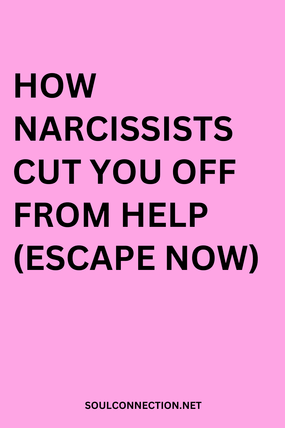 Warning: Narcissists Manipulate and Cut You Off – Learn How to Escape and Protect Your Mental Health.