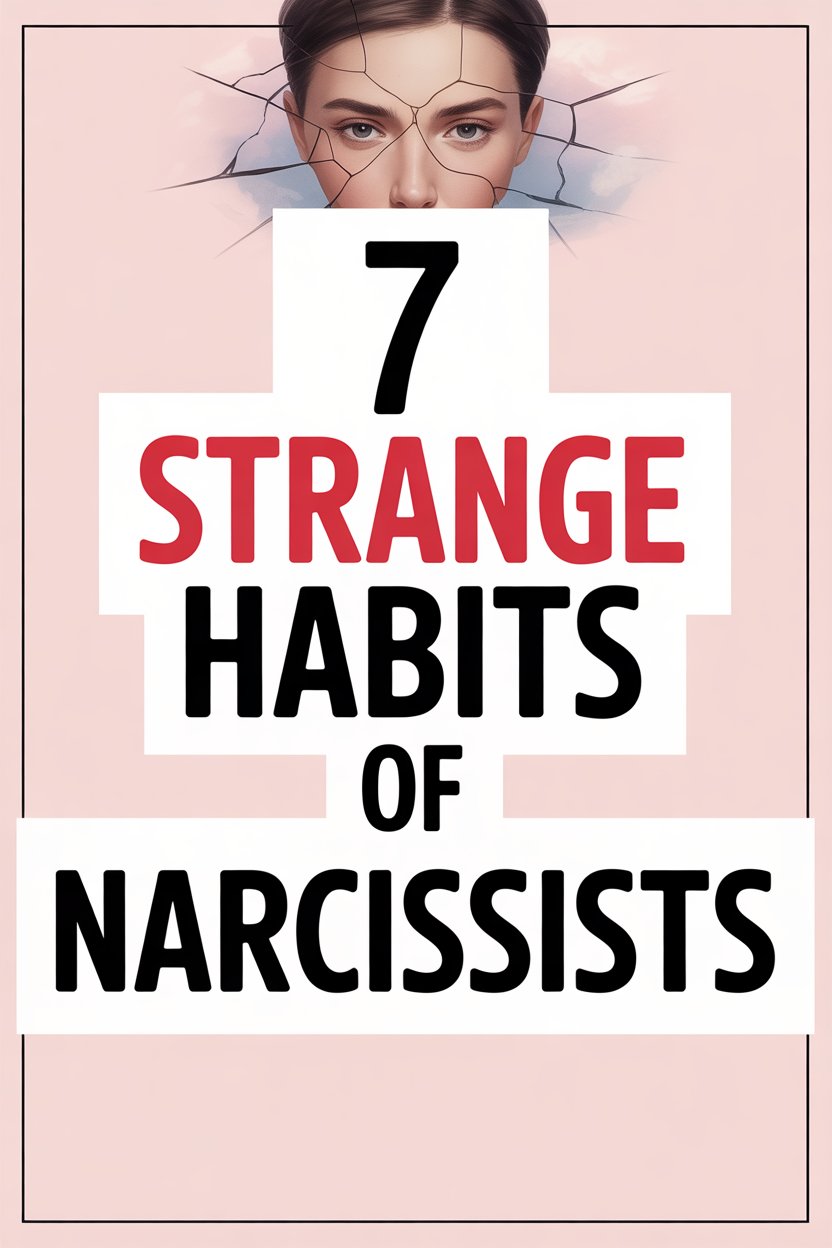 Fractured womans face symbolizes hidden strange narcissist traits and psychology insights.