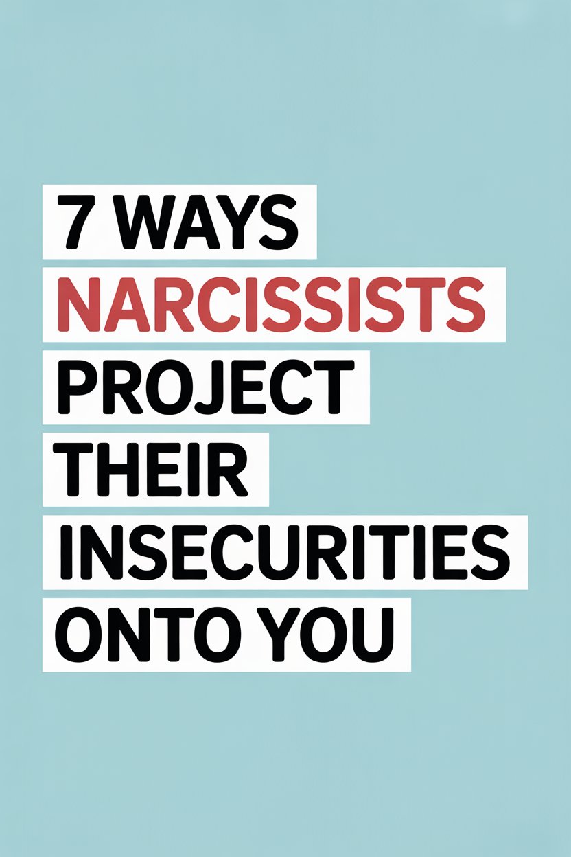 Seven ways narcissists project insecurities to manipulate and undermine you.
