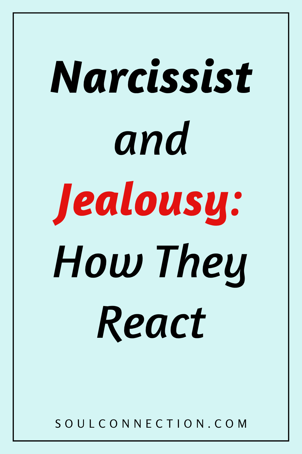 Narcissist jealousy reactions explained, with insights from SoulConnection.com.