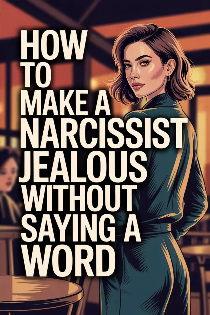 Stylish woman with bold makeup and confident posture illustrating jealousy tactics in relationships.