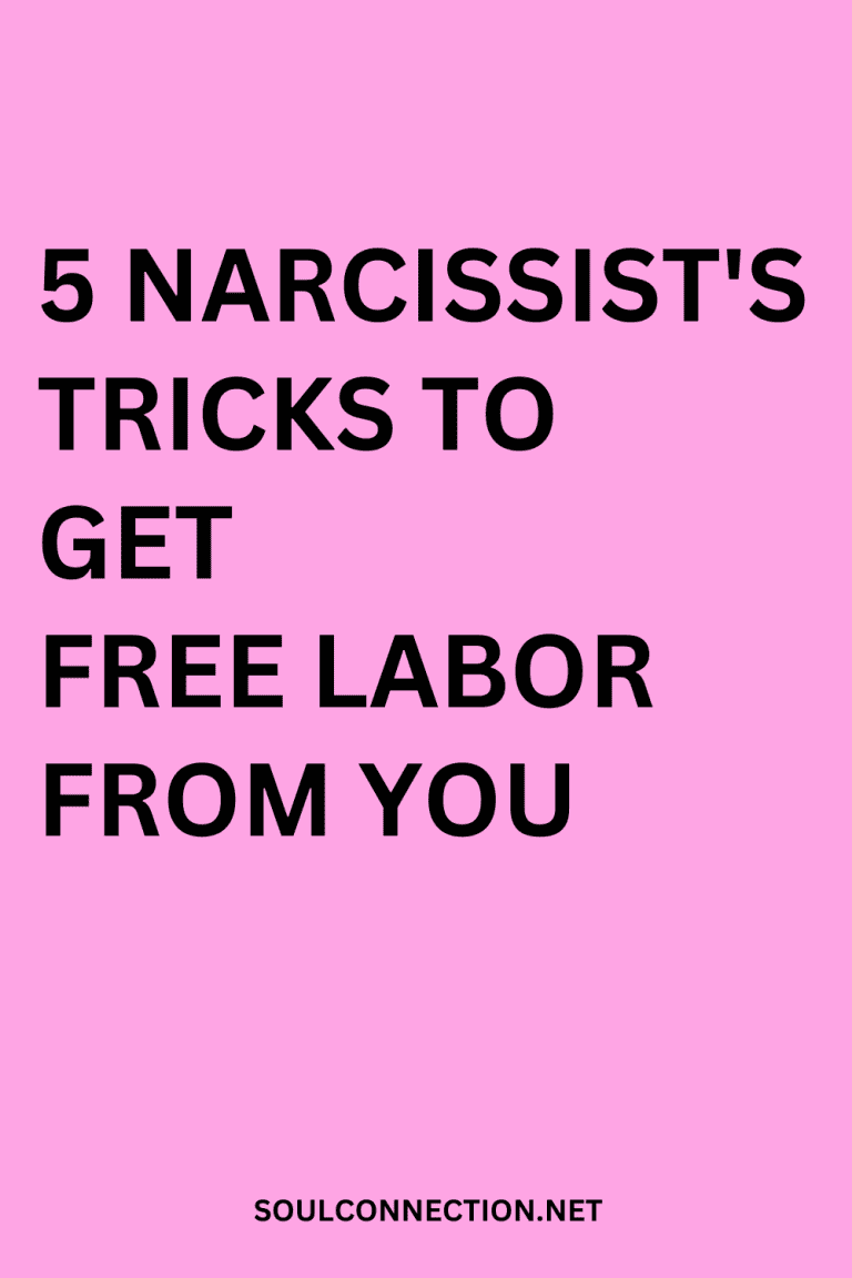 Five Narcissist Tricks to Exploit Your Labor and Recognize Manipulative Tactics