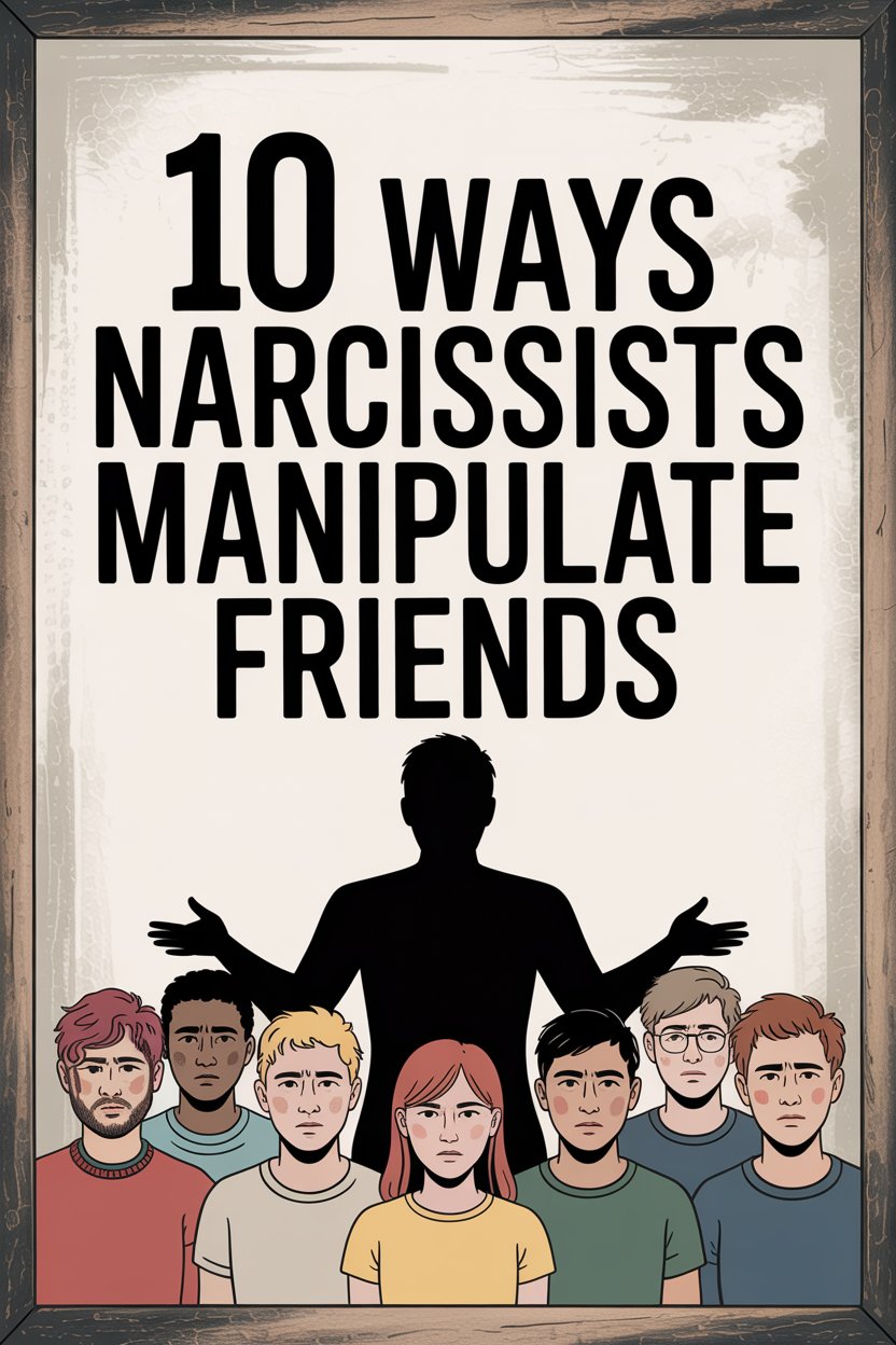 Top 10 ways narcissists manipulate friends and recognize emotional manipulation tactics.