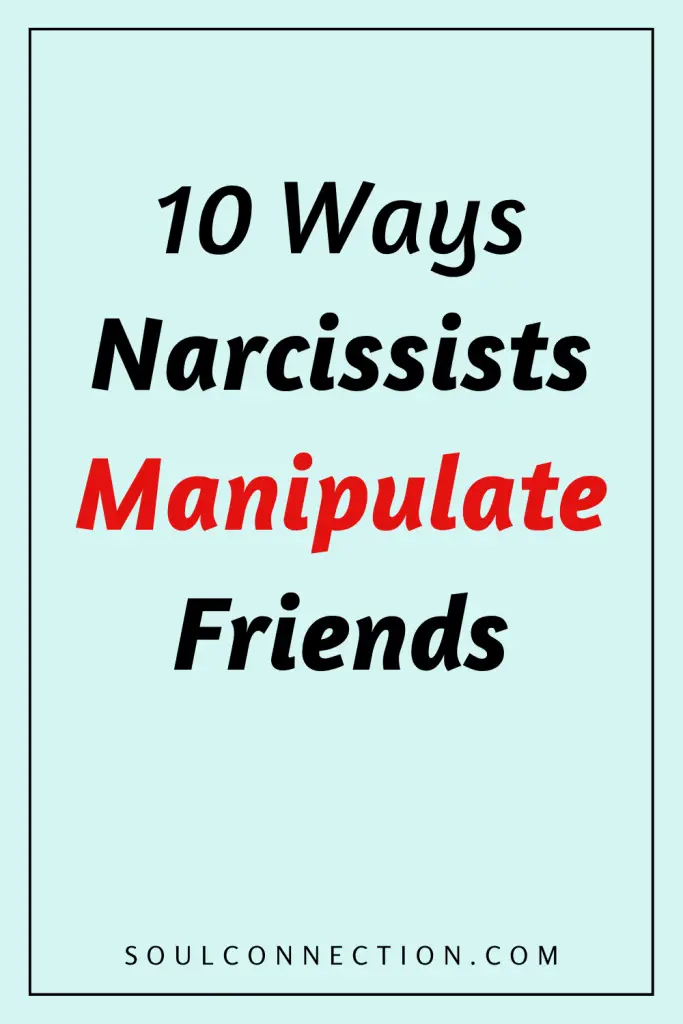 Guide to Narcissist Manipulation Tactics in Friendships with SoulConnection.com.