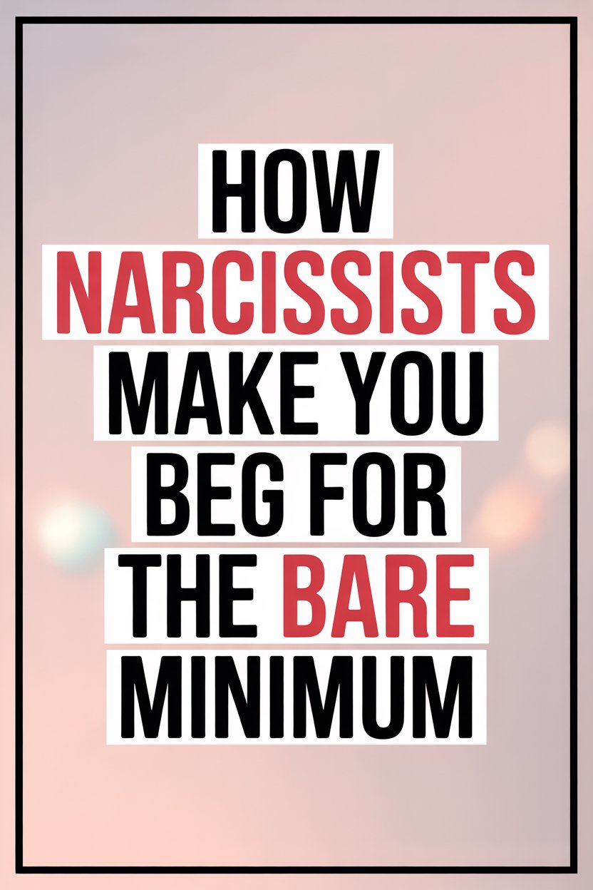 Warning about narcissist manipulation and emotional abuse with minimal effort.