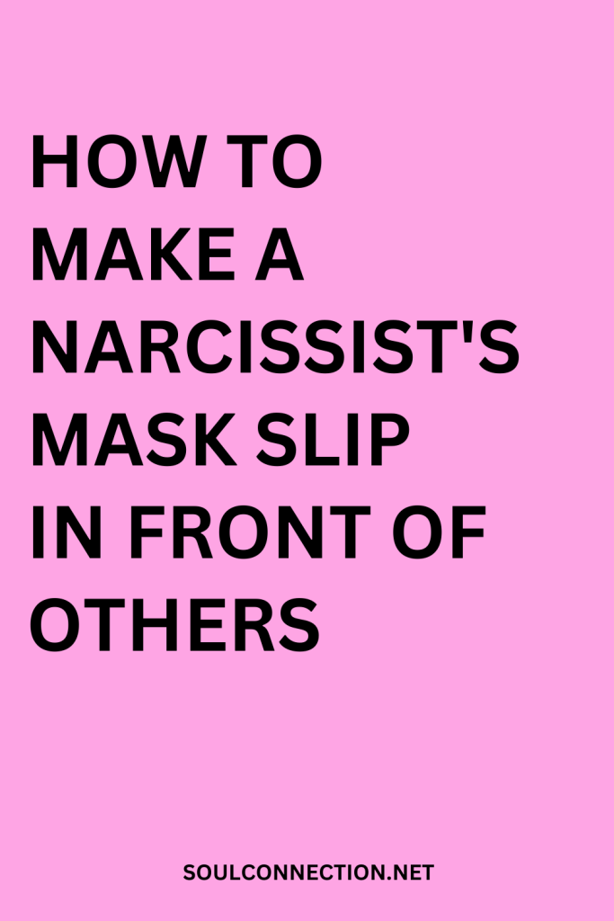 Learn how to spot a narcissists mask slip in social interactions.