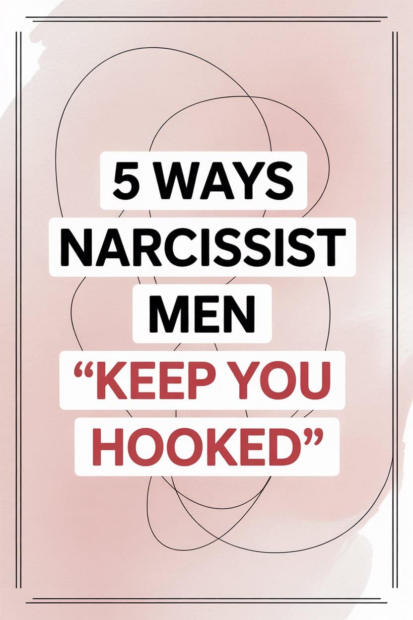 Five ways narcissist men manipulate and keep you hooked, warning signs to watch for.