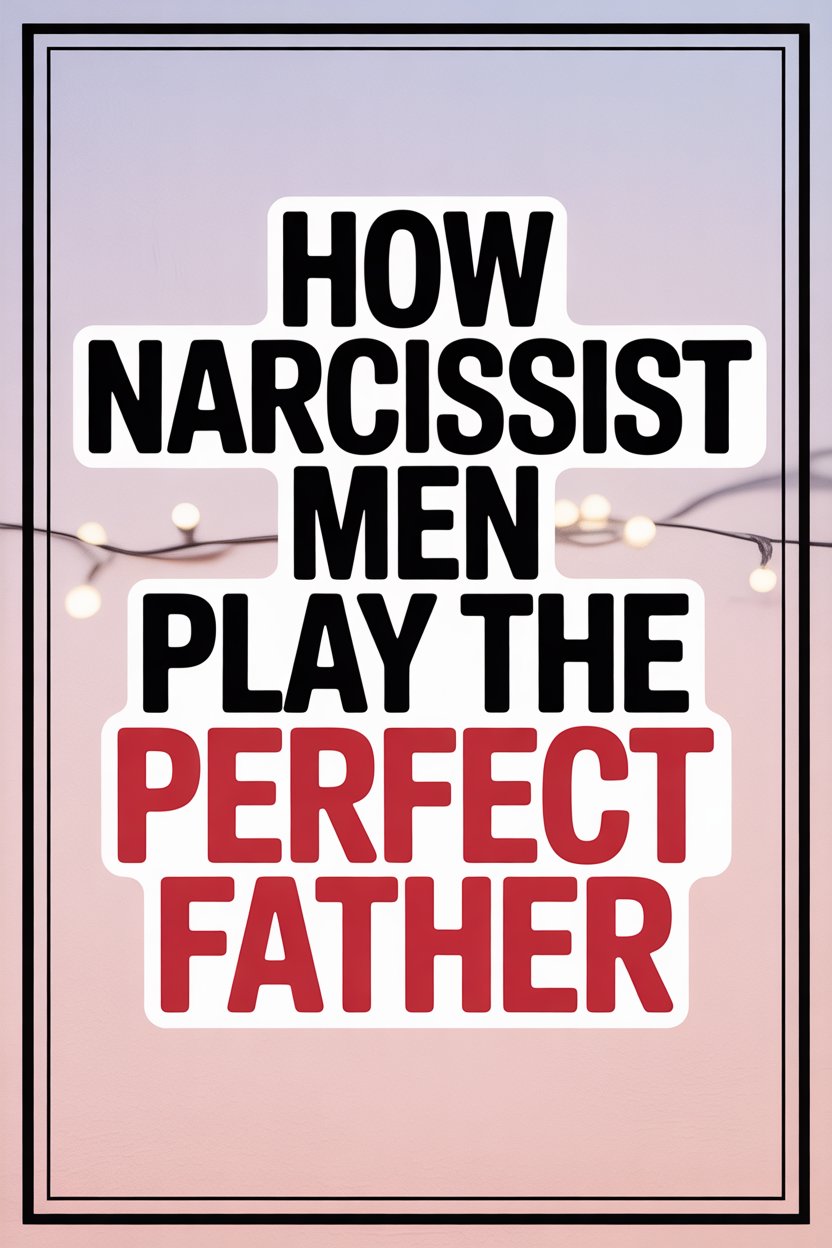 Understanding how narcissist men manipulate and play the fake father role.