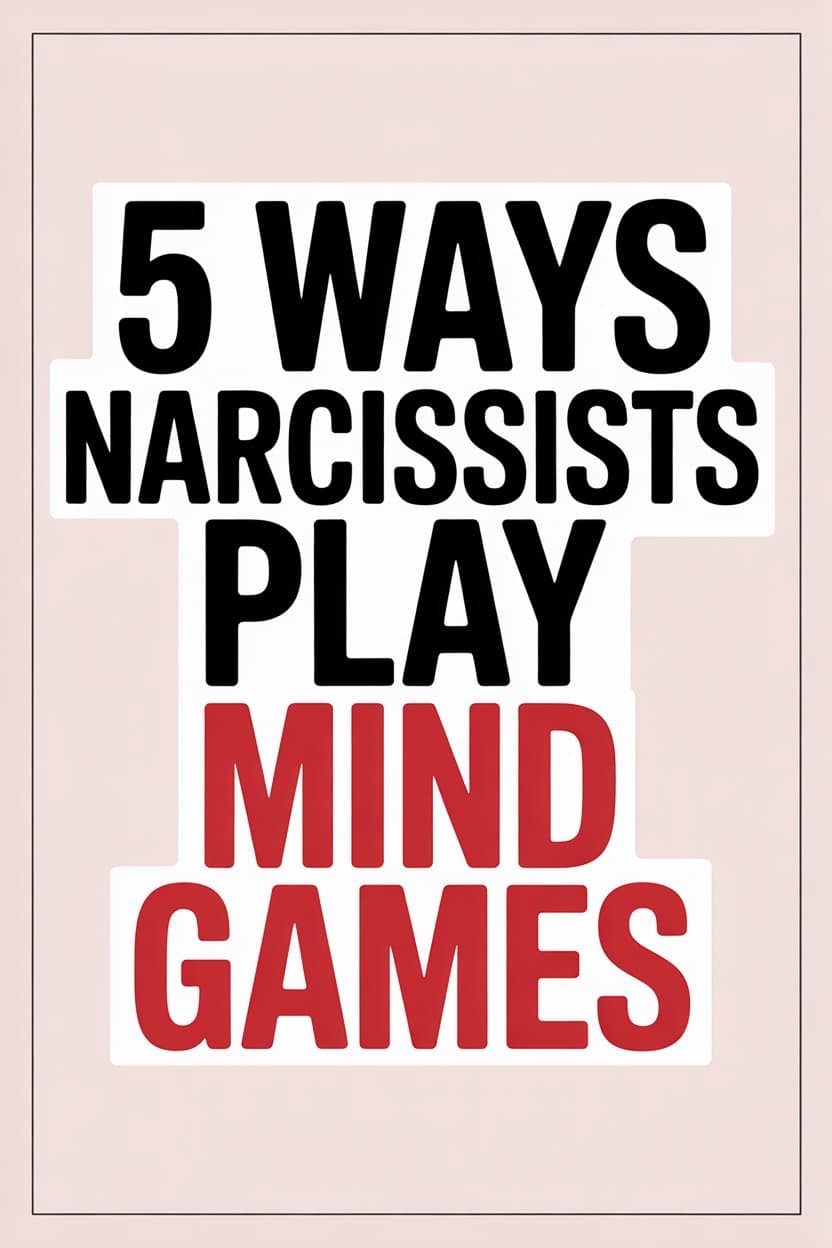 5 Narcissist Mind Games and Manipulative Strategies to Watch For